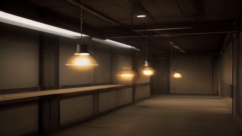 深夜网站团队协作场景，昏暗灯光下的工作氛围